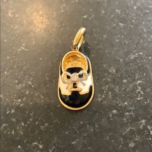 Aaron Basha 18K Solid Gold & Diamond shoe charm